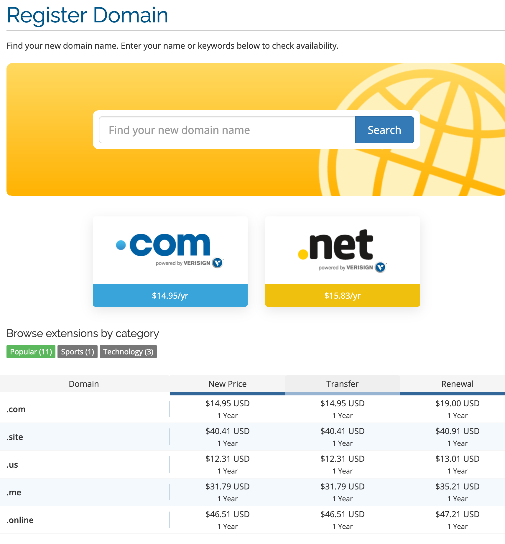 Domain Registration